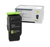 Cartouche de toner jaune Lexmark C230H40 à haute capacité pour imprimante Lexmark C2325dw