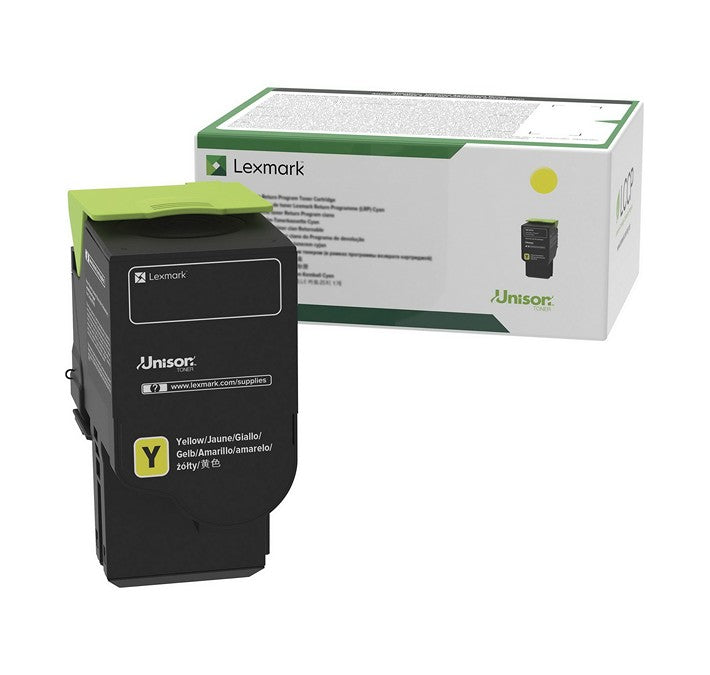 Cartouche de toner jaune Lexmark C231HY0 à haute capacité pour imprimante Lexmark C2325