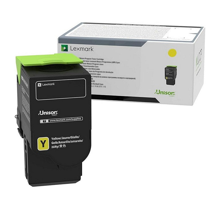 Cartouche de toner jaune Lexmark C240X40 à extra haute capacité pour imprimante Lexmark C2425