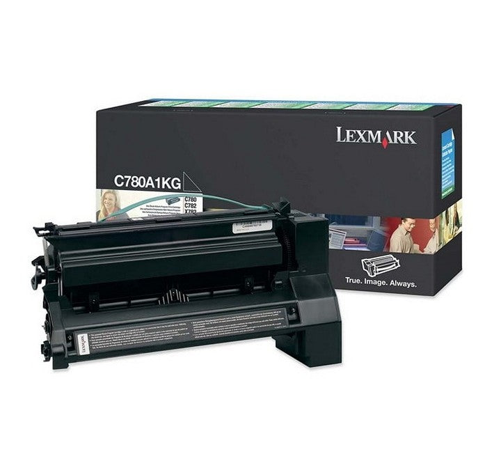 Cartouche de toner noir Lexmark C780H1KG à haute capacité pour imprimante Lexmark C780 et C782