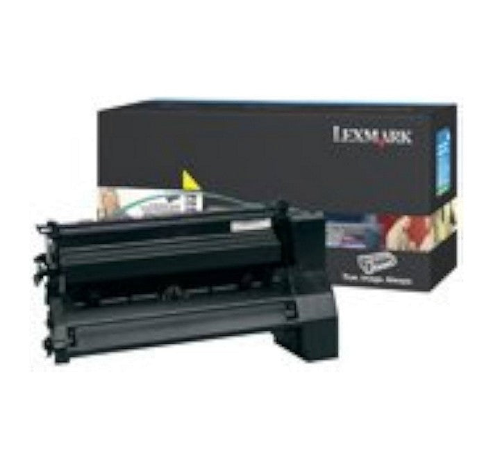 Cartouche de toner jaune Lexmark C780H2YG à haute capacité pour imprimante Lexmark C780 et C782