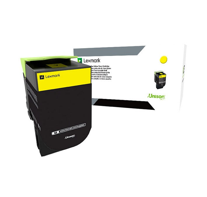 Cartouche de toner jaune Lexmark 80C0S40 pour imprimante Lexmark CX310