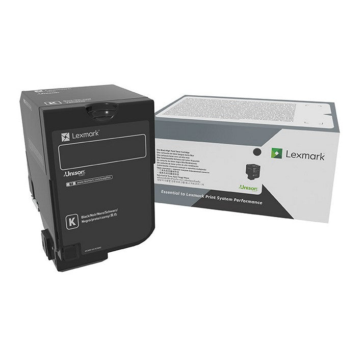 Cartouche de toner noir Lexmark 58D0XA0 à extra haute capacité pour imprimante Lexmark MX721