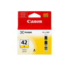 Cartouche d'encre jauane Canon CLI-42 pour imprimante Canon PIXMA PRO-100