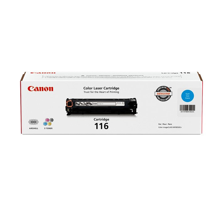 Cartouche de toner cyan Canon 116 pour imprimante Canon Color ImageCLASS MF8050