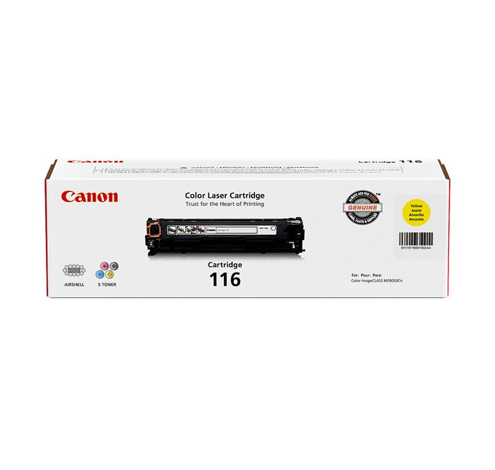 Cartouche de toner jaune Canon 116 pour imprimante Canon Color ImageCLASS MF8050