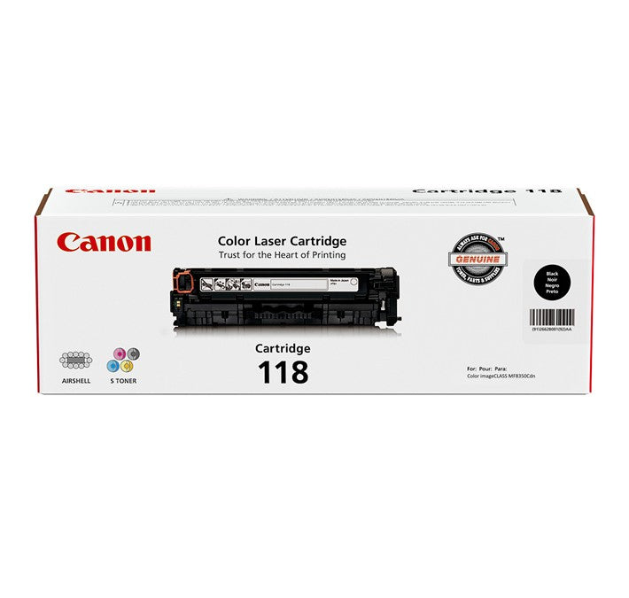 Cartouche de toner noir Canon 118 pour imprimante Canon Color imageCLASS MF726C