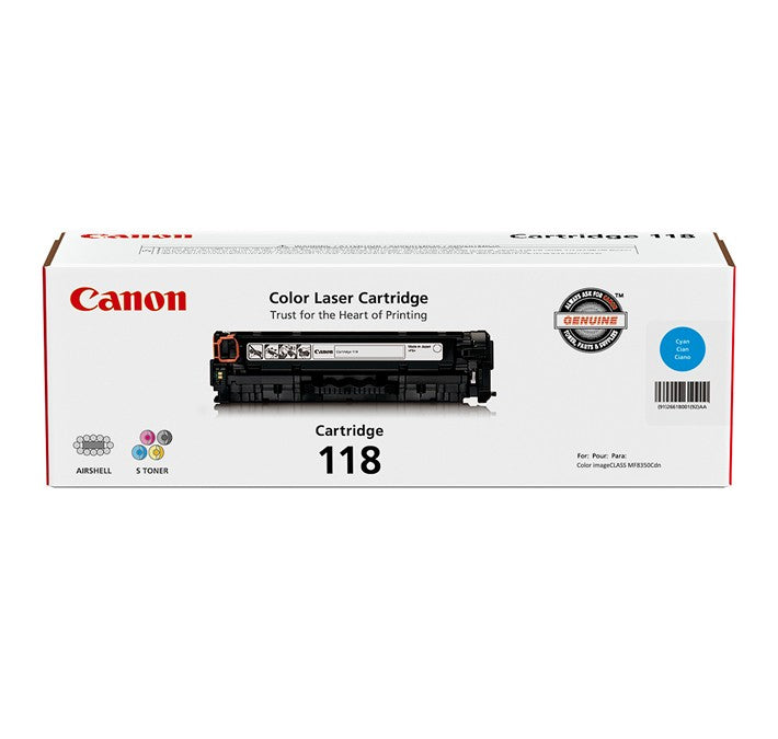 Cartouche de toner cyan Canon 118 pour imprimante Canon Color imageCLASS MF726C