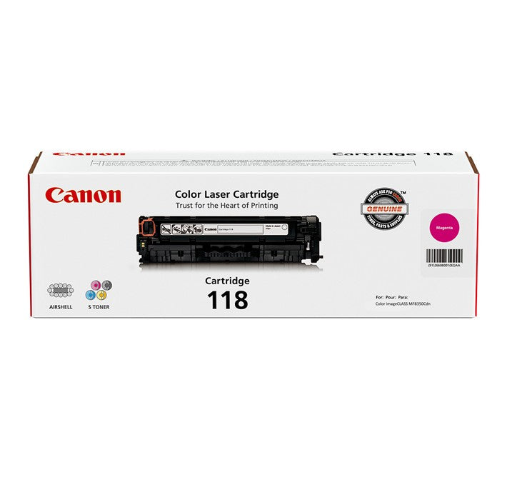 Cartouche de toner magenta Canon 118 pour imprimante Canon Color imageCLASS MF726C