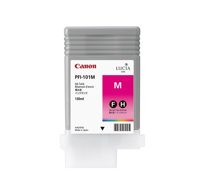 Cartouche d'encre magenta Canon PFI-101 de 130 ml pour imprimante Canon imagePROGRAF iFP5000