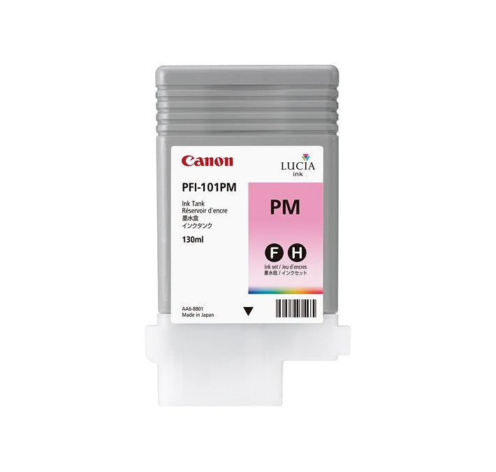 Cartouche d'encre photo magenta Canon PFI-101 de 130 ml pour imprimante Canon imagePROGRAF iFP5000