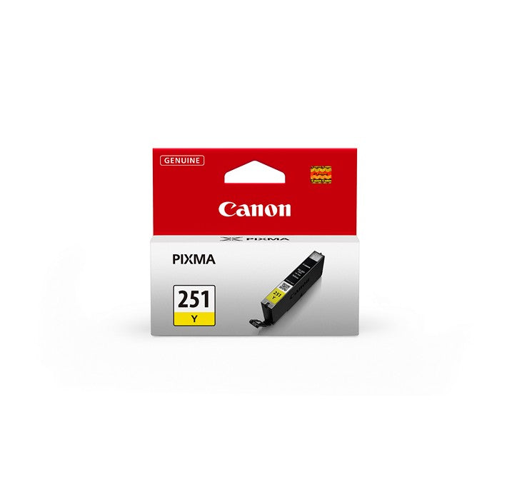 Cartouche d'encre jaune Canon CLI-251 pour imprimante Canon PIXMA iP7220