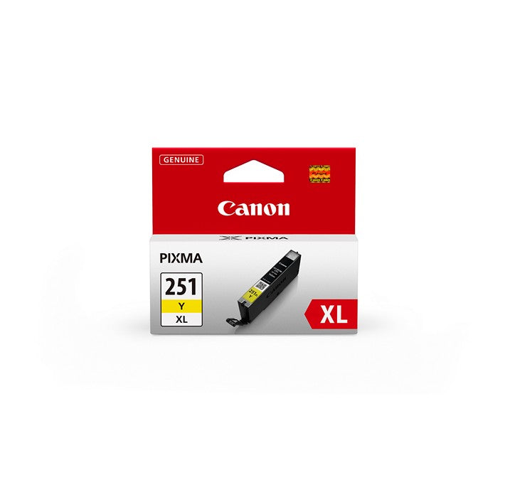 Cartouche d'encre jaune Canon CL-251XL à haute capacité pour imprimante Canon PIXMA iP7220