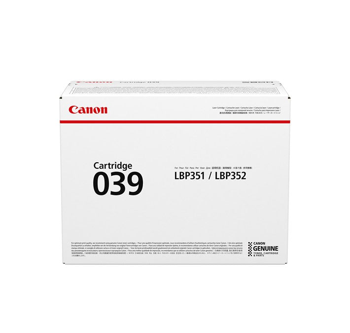 Cartouche de toner noir Canon 039 pour imprimante Canon imageCLASS LBP350