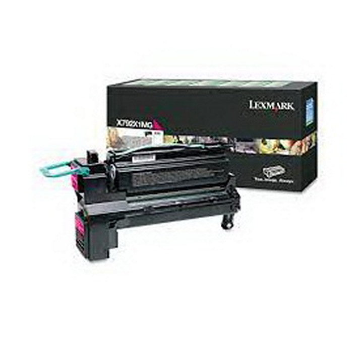 Cartouche de toner magenta Lexmark X792X1MG à extra haute capacité pour imprimante Lexmark X792