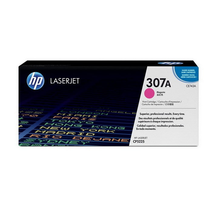 Cartouche de toner LaserJet HP 307A magenta authentique