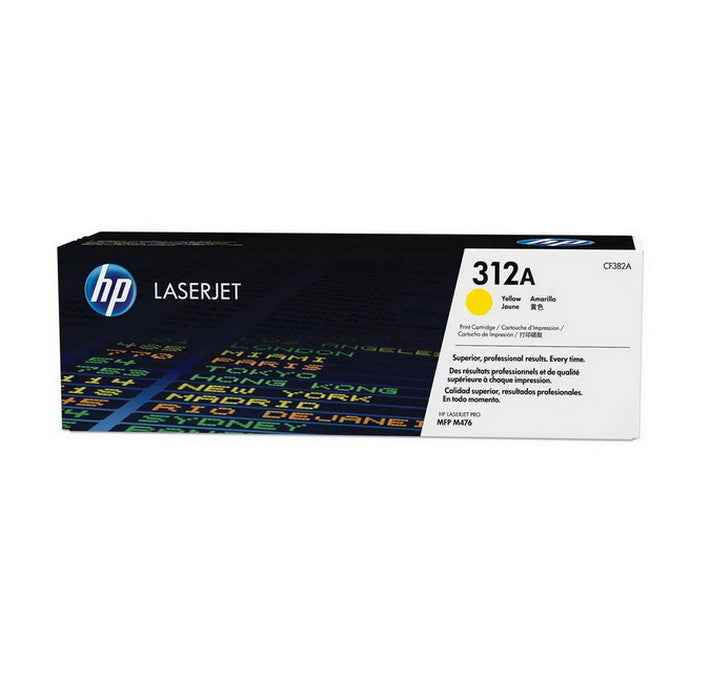 Cartouche de toner LaserJet HP 312A jaune authentique