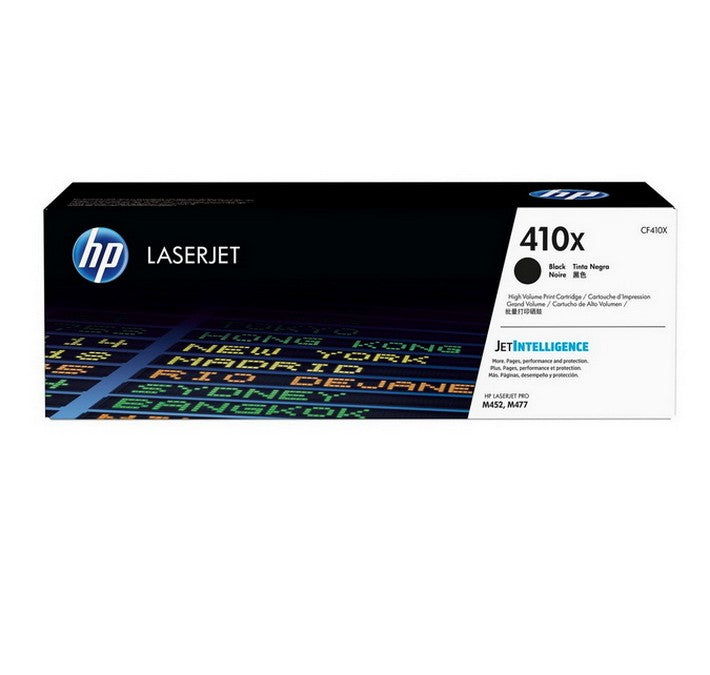 Cartouche de toner LaserJet HP 410X noir authentique à haute capacité