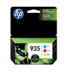 Ensemble de 3 cartouches d'encre HP 935 cyan