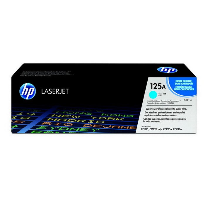 Cartouche de toner LaserJet HP 125A cyan authentique