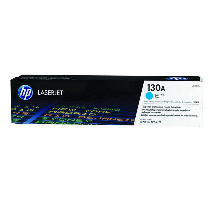 Cartouche de toner LaserJet HP 130A cyan authentique