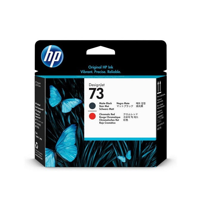 Tête d'impression DesignJet HP 73 noir mat et rouge chromatique